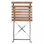 GJ766 Bolero Faux Wood Bistro Chairs (Pack of 2)