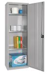 GJ782 Storage Locker Grey 3 Shelves Grey