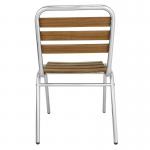 GK997 Bolero Aluminium and Ash Bistro Sidechair (Pack of 4)