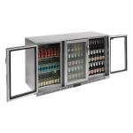 Polar GL009 G-Series Stainless Steel Bottle Cooler with Hinged Doors 330Ltr