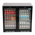 Polar GL012 G-Series Back Bar Bottle Cooler with Hinged Doors 198Ltr