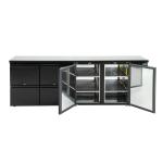 Polar U-Series Double Door Back Bar Counter Fridge with Drawers- GL456