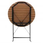 Bolero GL496 Round Faux Wood Bistro Table 600mm
