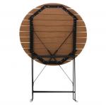 Bolero GL496 Round Faux Wood Bistro Table 600mm