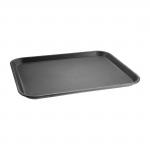 Kristallon GM238 Polypropylene Rectangular Non Slip Tray Black 405mm