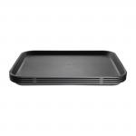 Kristallon GM238 Polypropylene Rectangular Non Slip Tray Black 405mm