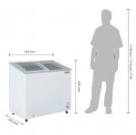 Polar G-Series Display Chest Freezer 200Ltr - GM498