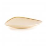 Olympia Kiln Triangular Plate Sandstone 230mm - GP326 - Pack of 6