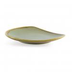 Olympia Kiln Triangular Plate Moss 230mm - GP473 - Pack of 6