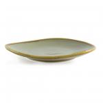 Olympia Kiln Triangular Plate Moss 280mm - GP474 - Pack of 4
