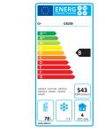 Gram Professional Compact GR200 White Display Fridge