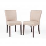 Bolero Contemporary Dining Chair Natural (Pack of 2) GR367