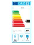 Gram Professional Compact GR400 White Display Fridge