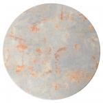 GR644 Werzalit Pre-drilled Round Table Top Tarnished Silver