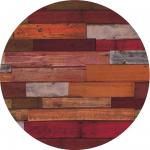 GT168 Werzalit Pre-Drilled Round Table Top Blanchas Red 600mm