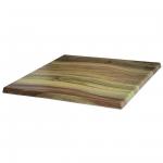 GT190 Werzalit Pre-Drilled Square Table Top Olive 700mm