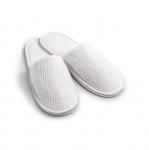 Mitre GT738 Essentials Honeycomb Closed Toe Slipper White