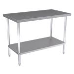 Hallco HCT 650mm Deep Stainless-Steel Centre Table � 1 Undershelf