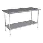 Hallco HCT 650mm Deep Stainless-Steel Centre Table � 1 Undershelf