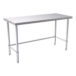 Hallco HCTLB 650mm Deep Stainless-Steel Centre Table � No Undershelf