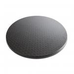 Werzalit Round Table Top Black Rattan