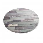 Werzalit Round Table Top Blanchas Blue.