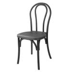 Bolero HW286 Soho Bentwood Style Resin Chairs Black (4 Pack)