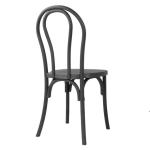 Bolero HW286 Soho Bentwood Style Resin Chairs Black (4 Pack)