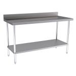Hallco HWB 650mm Deep Stainless-Steel Wall Table � 1 Undershelf