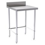Hallco HWBLB 650mm Deep Stainless-Steel Wall Table � No Undershelf