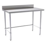 Hallco HWBLB 650mm Deep Stainless-Steel Wall Table � No Undershelf