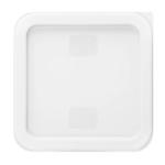 Hygiplas HY416 Square Food Storage Container Lid White Small