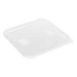 Hygiplas HY417 Square Food Storage Container Lid White Medium