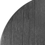 Bolero Folding HDPE Bar Table Wood Effect Black 800mm