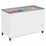 Tefcold IC400SC Sliding Flat Glass Lid Chest Freezer - 401 Litre