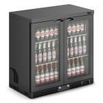 IMC Mistral M90 Premium Black Undercounter Double Door Bottle Cooler