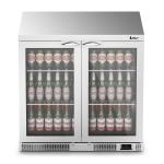 IMC Mistral M90 Premium Stainless Steel Undercounter Double Door Bottle Cooler