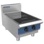 Blue Seal IN512R3 Evolution Series Dual Round Zone Induction Cooktop 2 x 3.5kW - 450mm Wide