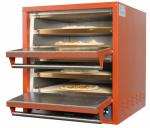 Italforni IT2+2/R Rustic Finish  Twin Door Pizza Oven 4 x 20 Pizza Capacity.