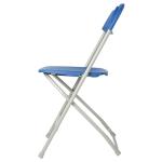 Bolero Folding Polypropylene Chairs Blue (10 Pack)