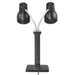 Buffalo JA868 Double Heat Lamp Carving Station Matt Black