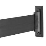 Bolero JB680 Wall Mounted Barrier Strap Black 3m