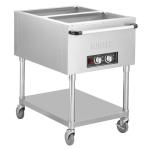 Buffalo JB983 Mobile Bain Marie Trolley 2x 1/1GN