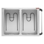 Buffalo JB983 Mobile Bain Marie Trolley 2x 1/1GN