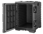 Vogue JD443 Front Loading 1/1GN Insulated Food Pan Carrier Black