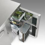 Gram Gastro 07 K 1407 CSG A DL 3D C2 Commercial 2 Door Prep Counter - 3 Drawer Configuration.