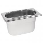 Vogue K825 Stainless steel 1/9 Gastronorm pan 100mm