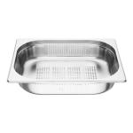 Vogue K844 Stainless Steel Perforated 1/2 Gastronorm Tray 65mm