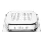 Vogue K844 Stainless Steel Perforated 1/2 Gastronorm Tray 65mm