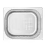 Vogue K846 Stainless Steel Perforated 1/2 Gastronorm Pan 150mm